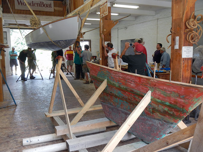 Re-attaching the keel