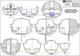 Sapphire 27 Interior Sections