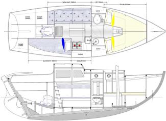 Deben 4.75-Tonner Interior Plan and Profile