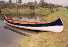 B. N. Morris Canoe in water