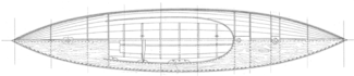 13'  7"  MACGREGOR Canoe profile