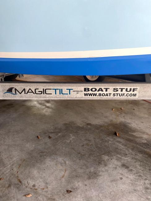 2018 Wooden Seaskiff, view of trailer  side and underside of boat