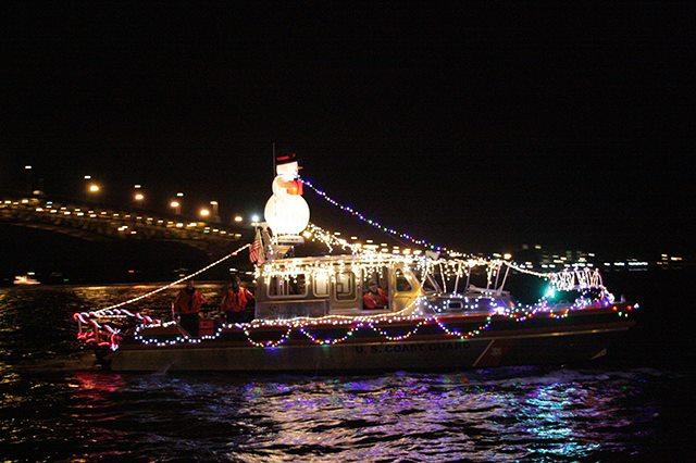 Yorktown, Virginia, Lighted Boat Parade. Photo courtesy http://www.yorkcounty.gov/