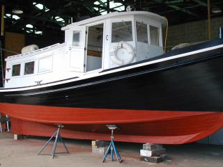 The 34’ tugboat C.L. CHURCHILL.