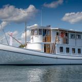 America - port side in water