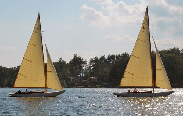 CAPRICE and GHOST sailing