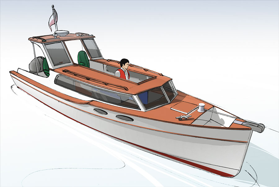 Seahawk  Wooden Boat
