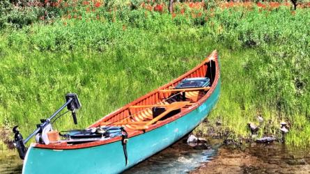 Old Town Guide Wood & Canvas Canoe