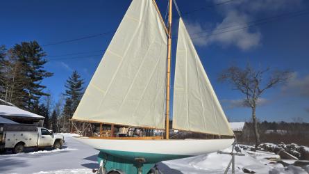 1915 Dark Harbor 12 1/2 on the hard sails up