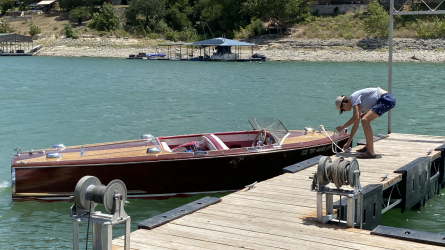 1948 Century 17' Sea Maid, docked starboard side