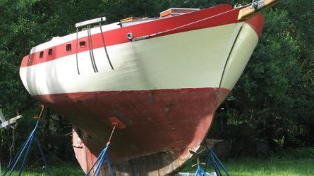 1959 Geerd Hendel Raised Deck Cutter 35’ , on hard