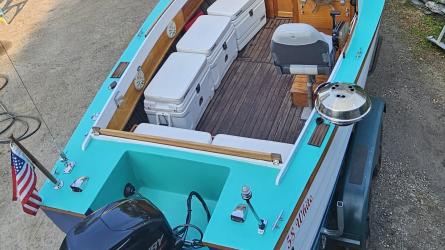 1958 White, on trailer view from above