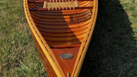 American Traders 13’ cedar canoe NEW