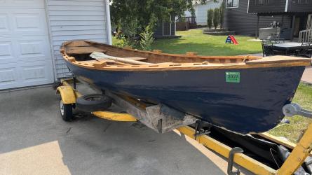 Cedar strip dory for sale in Southwest Wisconsin