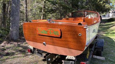 1956 Chris Craft Sea Skiff, stern end view 
