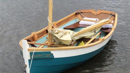 Penobscot 14, in water, bow port side view