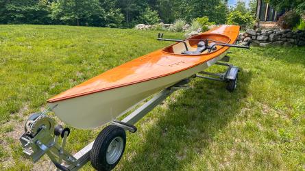 boat on trailer