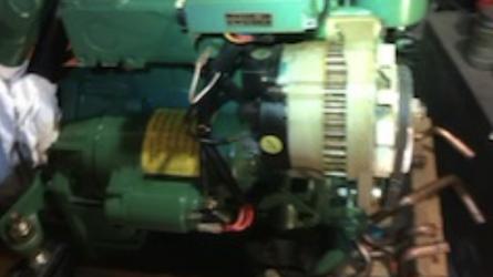 Volvo Penta MS-2 , 2 cylinder, 18-hp diesel engine