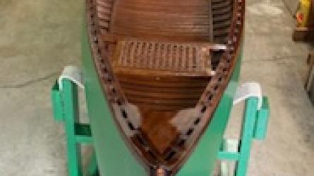 Thompson 16’ ‘Hiawatha’ Canoe, 1942/1943, inside canoe