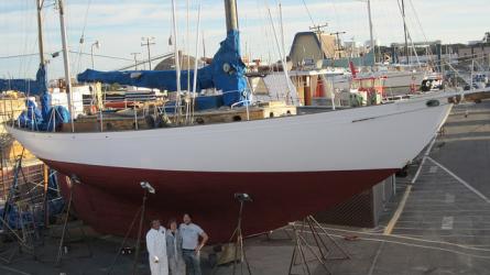 EVENING STAR, Alden/Herreshoff yawl.