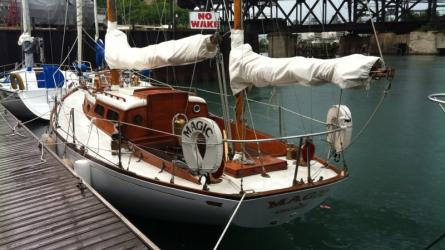 K. Aage Nielsen designed "Gumdrop" yawl