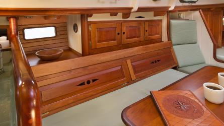 Main salon cabinetry
