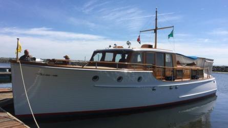SEA BREEZE, Stephens Bros. power cruiser. Photo: Pamela Dakin Harwood‎ (2018).