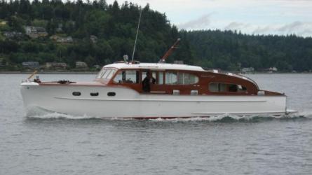 YACHTSIE (ex-ALMA D.), a 40' Chris-Craft built in 1949.