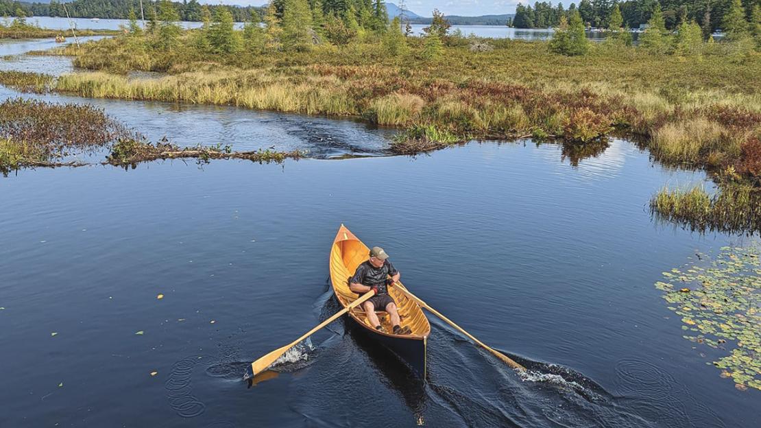 Adirondack guideboat.