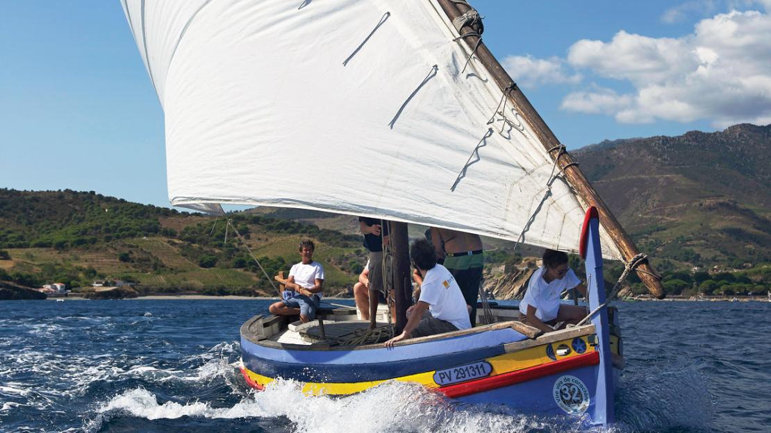 The lateen-rigged barque catalane ALBADA