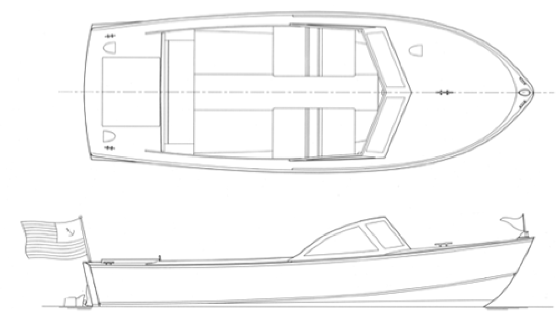 21' Pretty Marsh Runabout