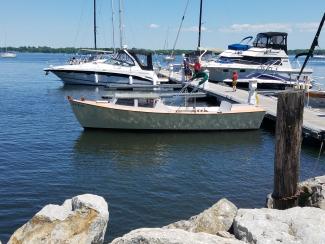 ARTEMIS at the dock at North Hero (VT) Marina