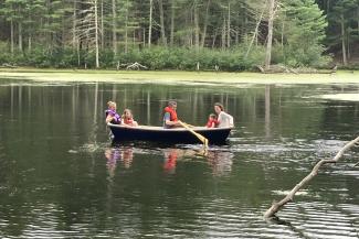 First trials on the pond