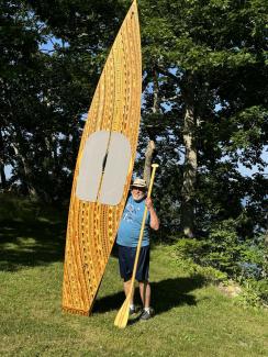 Geoff Meissner with Kahalo Stand Up Paddleboard 14 feet