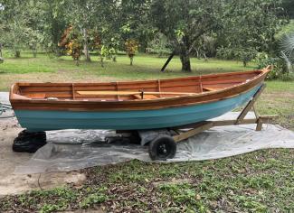 Photo of boat on trailer