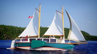 Gaff-Rigged, Sharpie, Leeboard Schooner - Phil Bolger Design