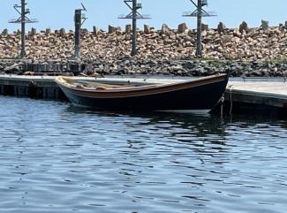 17' Gardner Nahant/Swampscott Rowing Dory, dockside