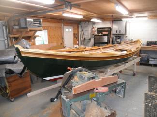 17' Gardner Nahant/Swampscott Rowing Dory, in shop