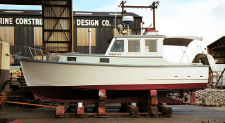 1972 Custom Sedan Cruiser, on the hard port side view