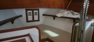 32' Lobster Yacht, Rock Oppa, inside sleeping area