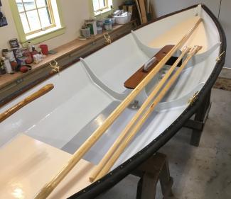 2017 IAN OUGHTRED 15' SKERRY, inside view 