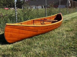 American Traders 13’ cedar canoe NEW