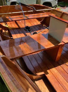 Bristol Seacraft Chick, up close view inside