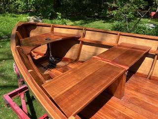 Bristol Seacraft Chick, view inside of bow