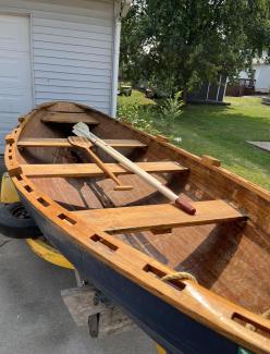 Cedar strip dory for sale in Southwest Wisconsin