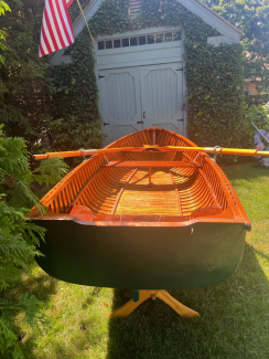 Classic Wooden Rowboat 12'