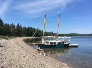 Gaff-Rigged, Sharpie, Leeboard Schooner - Phil Bolger Design