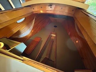 Harry Bryan Design "Katie" Sloop, upclose view inside