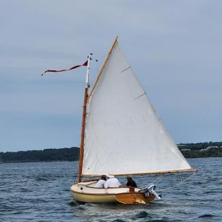 SEADUCK c1920 16’ Goeller Catboat