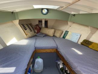 1966 23.5' Picnic Cruiser, inside sleeping cabin